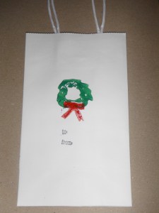 Christmas gift bag