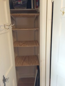 Art closet in progress